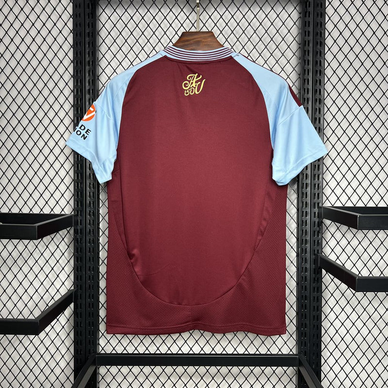 Camisa Aston Villa I 24/25 Torcedor Adidas Masculino