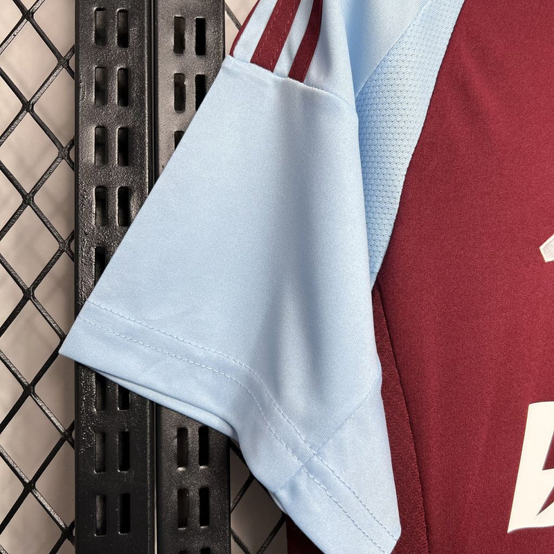 Camisa Aston Villa I 24/25 Torcedor Adidas Masculino