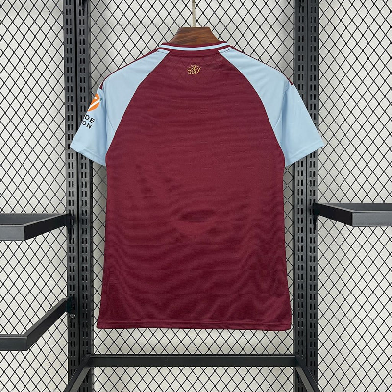Camisa Aston Villa I 25/26 Torcedor Adidas Masculino