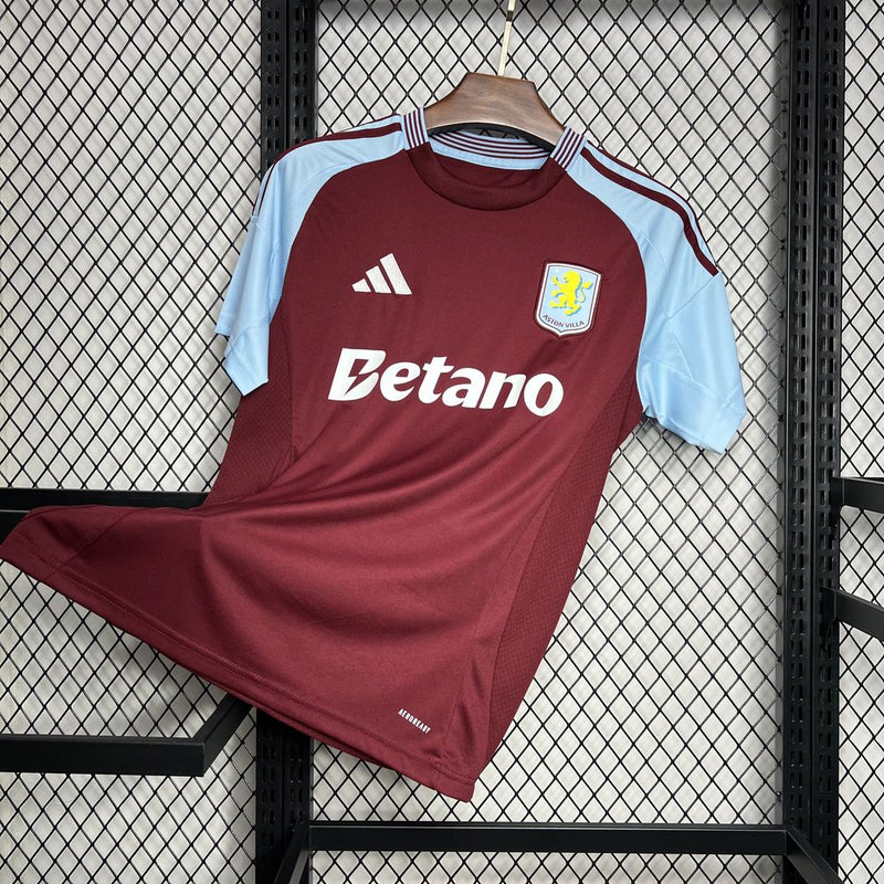 Camisa Aston Villa I 24/25 Torcedor Adidas Masculino