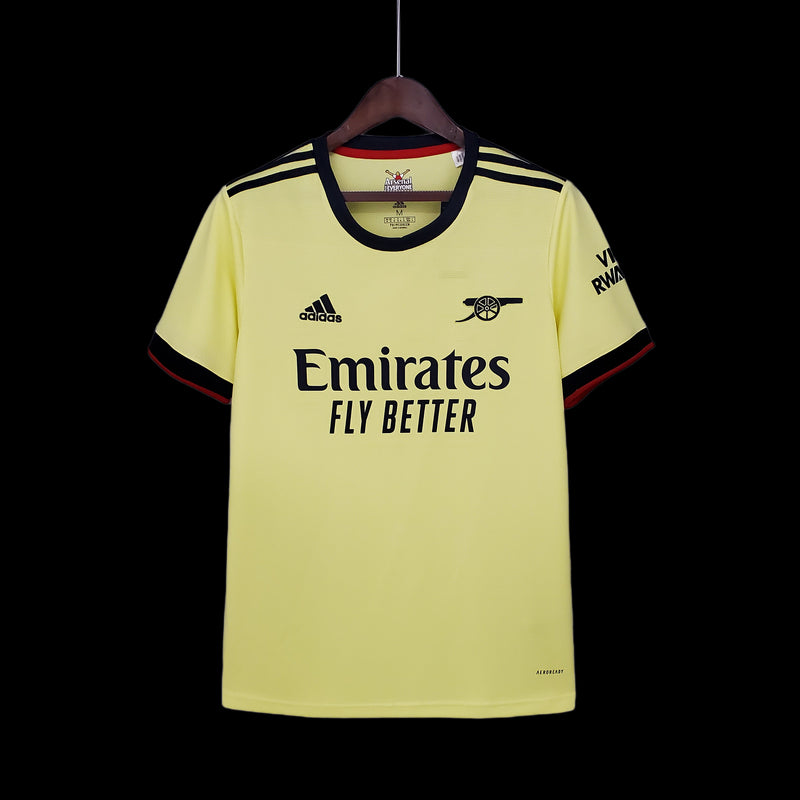 Camisa Arsenal Away 21/22 Torcedor Adidas Masculina - Amarela