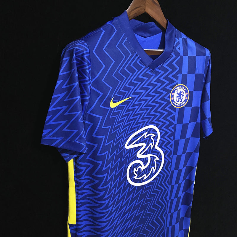 Camisa Chelsea Home 21/22 Torcedor Nike - Azul