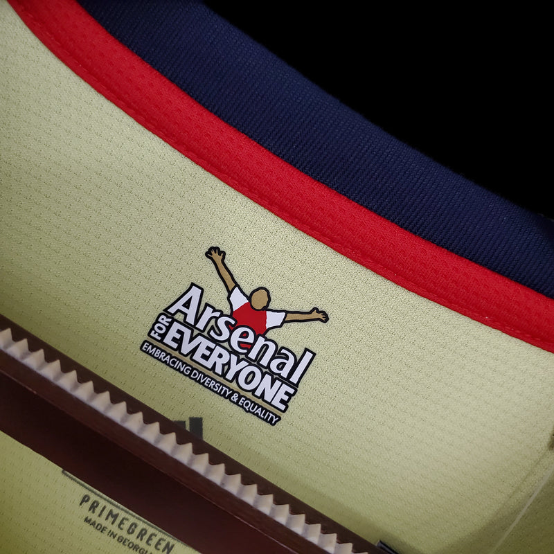 Camisa Arsenal Away 21/22 Torcedor Adidas Masculina - Amarela