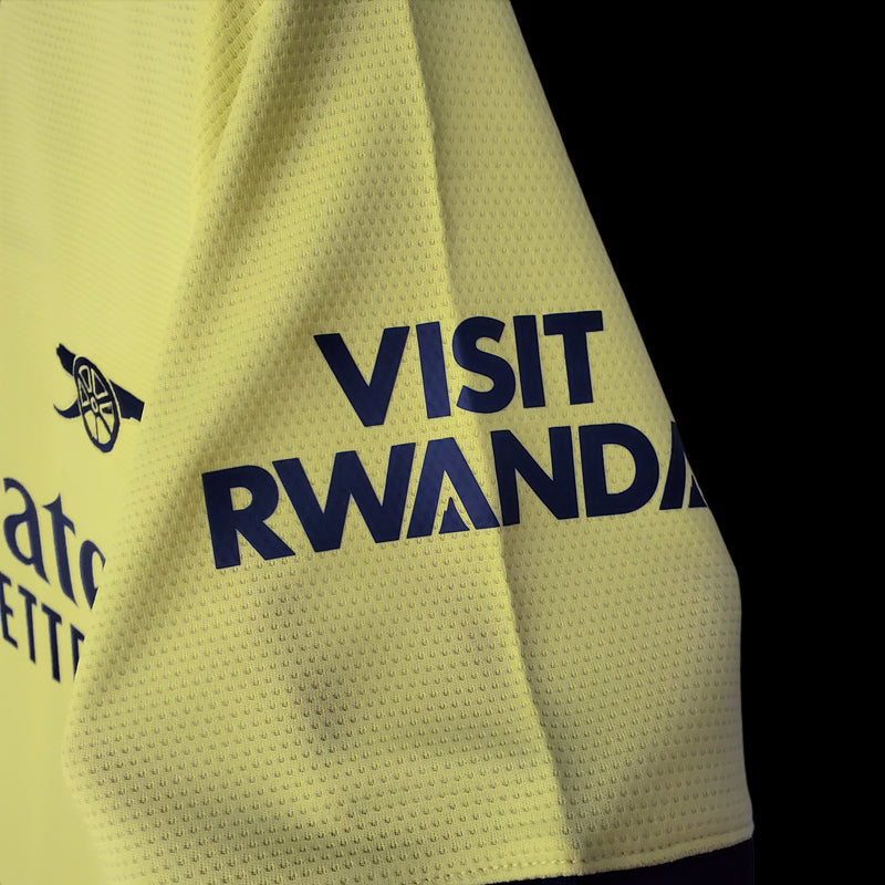 Camisa Arsenal Away 21/22 Torcedor Adidas Masculina - Amarela