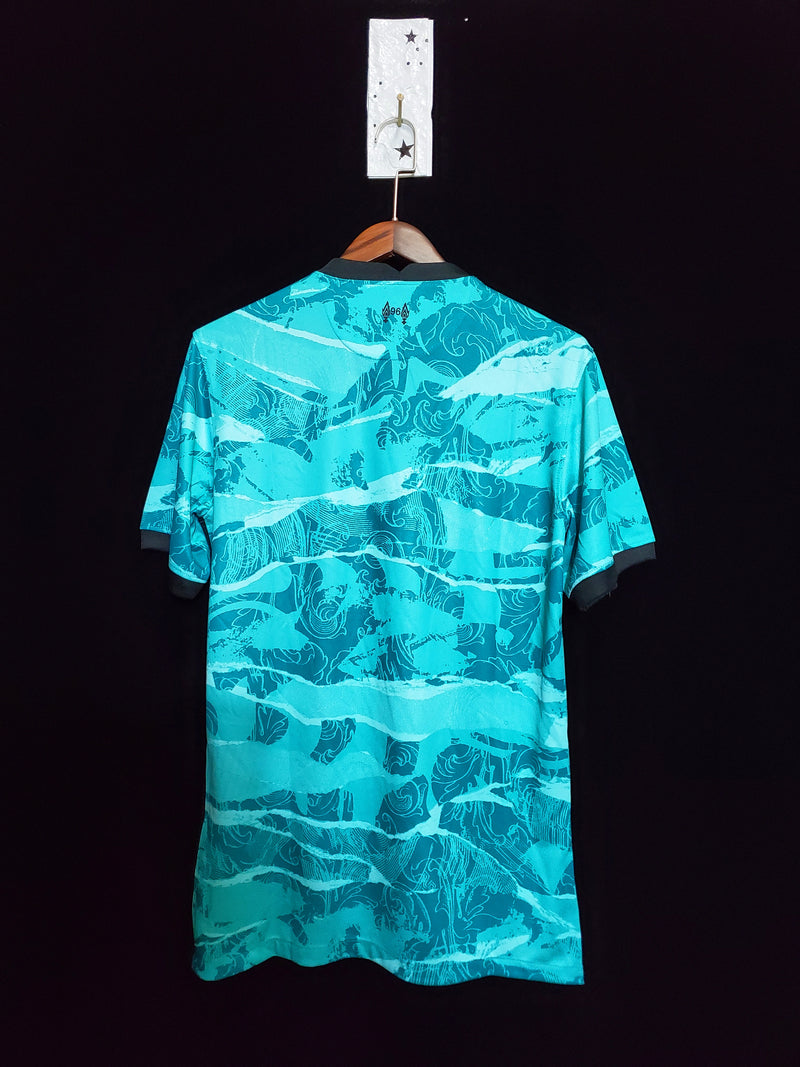 Camisa Liverpool Away 20/21 Torcedor Nike Masculina - Azul Turquesa