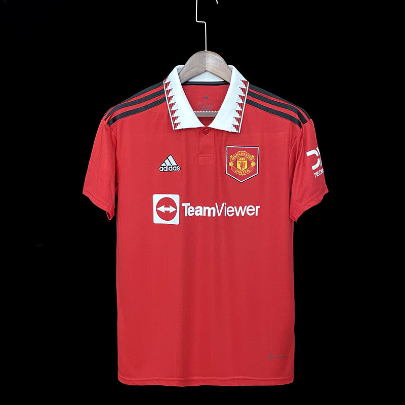 Camisa Man United I 22/23 Home Torcedor Adidas - Vermelho
