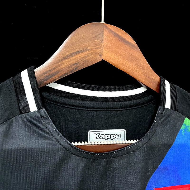 Camisa Vasco da Gama Edição Especial LGBTQIA+ 21/22 Torcedor Kappa Masculina - Preta