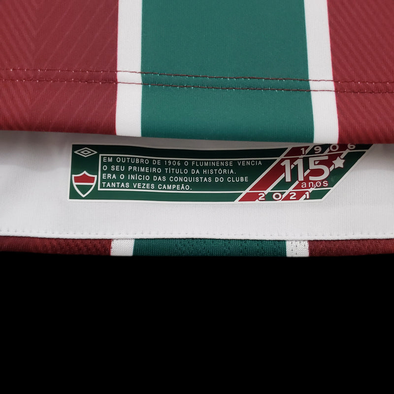 Camisa Fluminense I 21/22 Torcedor Umbro Masculina - Listrada