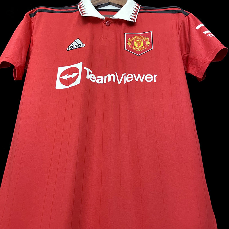 Camisa Man United I 22/23 Home Torcedor Adidas - Vermelho