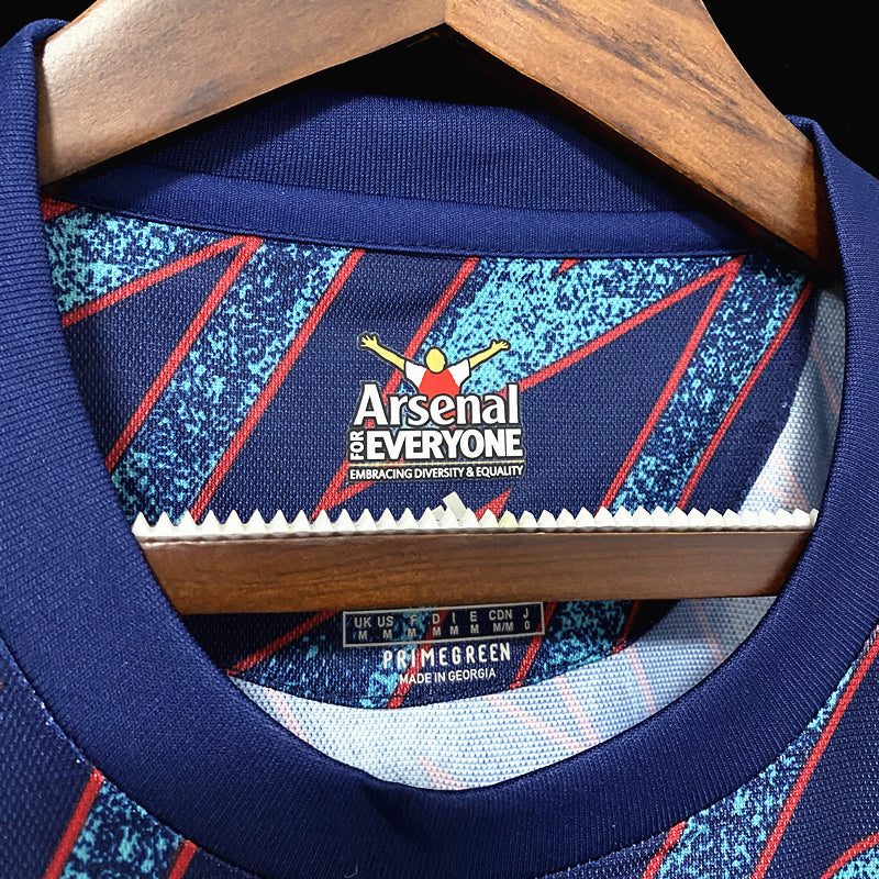 Camisa Arsenal Third 21/22 Torcedor Adidas Masculina - Azul Marinho e Celeste