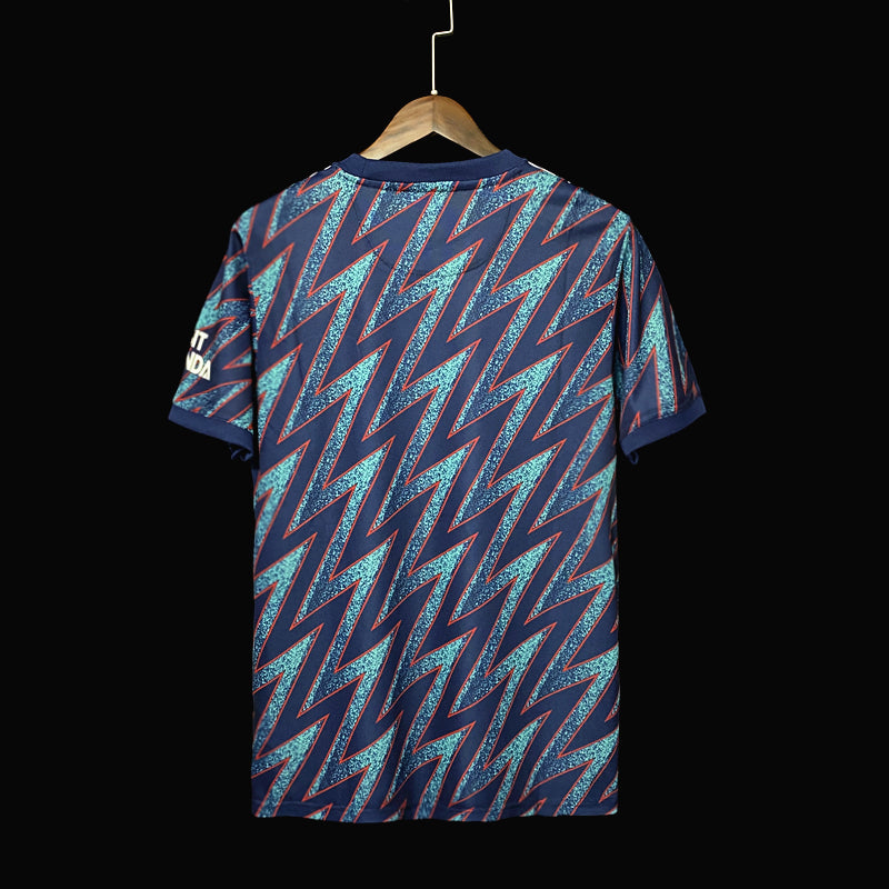 Camisa Arsenal Third 21/22 Torcedor Adidas Masculina - Azul Marinho e Celeste