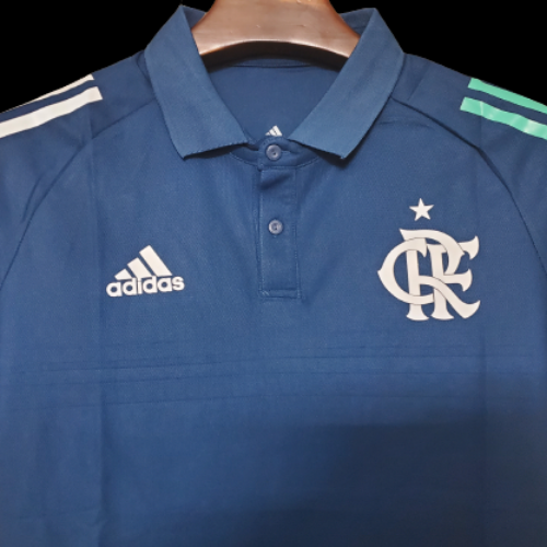 Camisa Flamengo Torcedor Adidas Polo - Azul