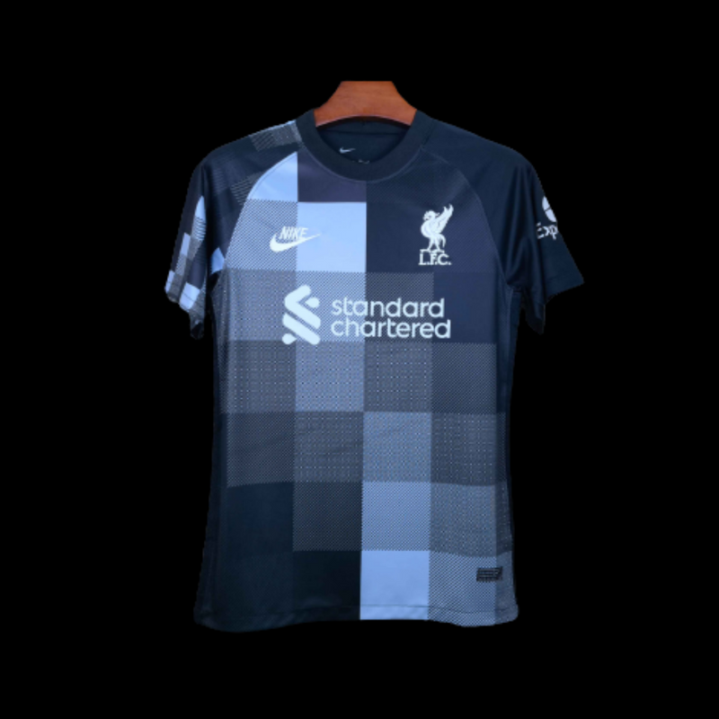 Camisa Liverpool Goleiro 21/22 Torcedor Nike Masculina - Preto