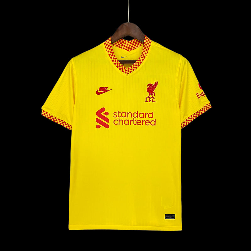 Camisa Liverpool Third 21/22 Torcedor Nike Masculina - Amarela