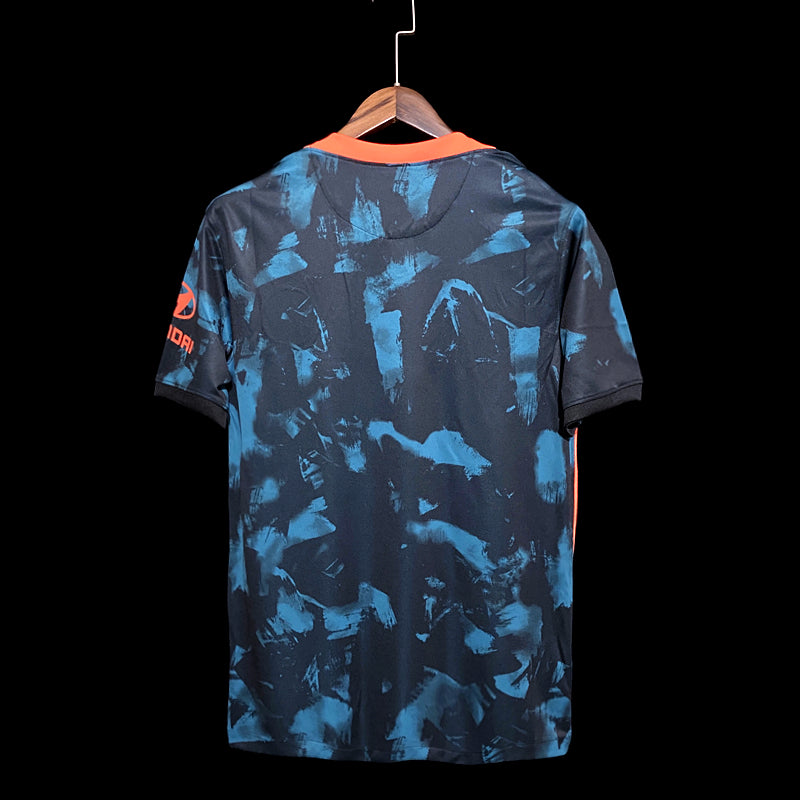 Camisa Chelsea Third 21/22 Torcedor Nike Masculina - Preta e Azul