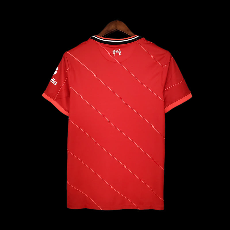 Camisa Liverpool Home 21/22 Torcedor Nike Masculina - Vermelho