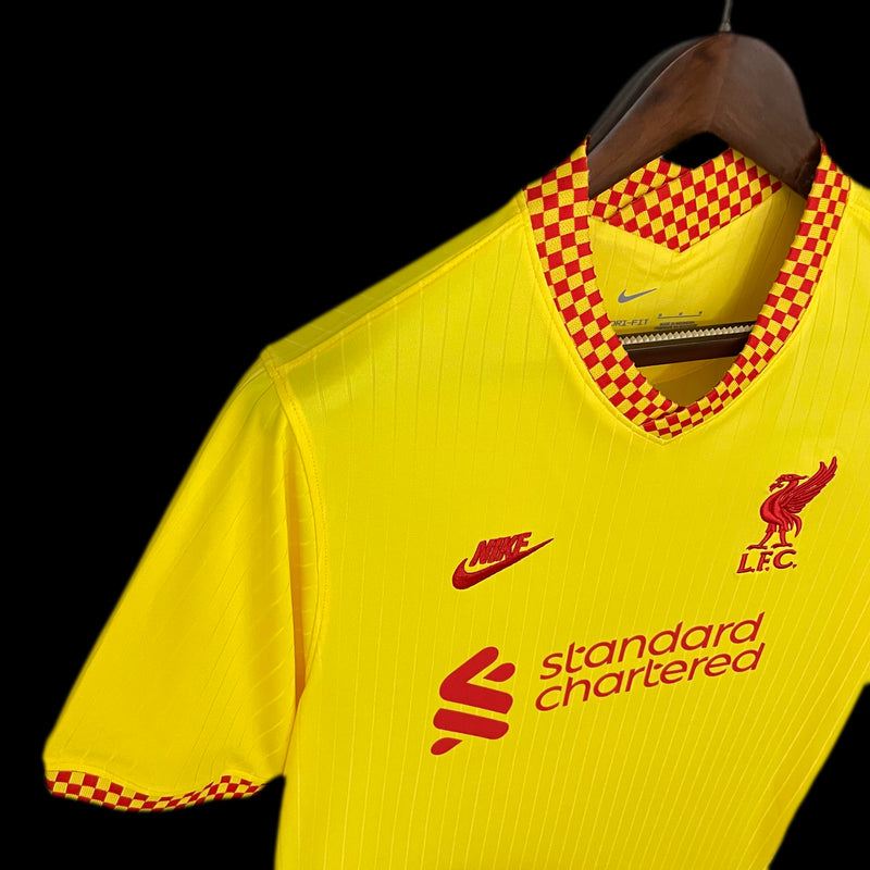 Camisa Liverpool Third 21/22 Torcedor Nike Masculina - Amarela