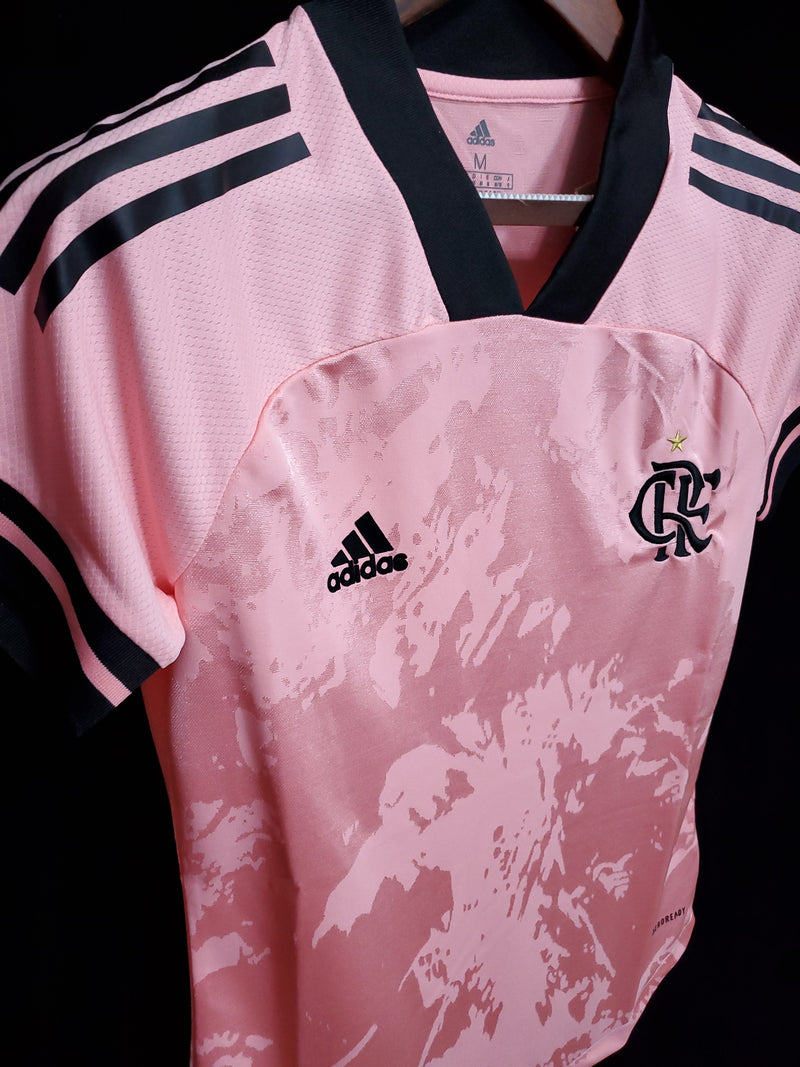Camisa Flamengo Outubro Rosa 2021 Adidas Feminina - Rosa